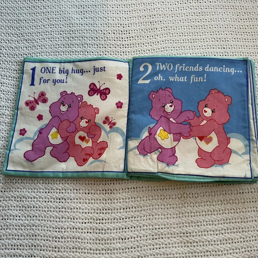 Vintage Handmade Care Bear Counting Book